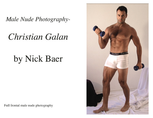 Male Nude Photography- Christian Galan Book and eBook