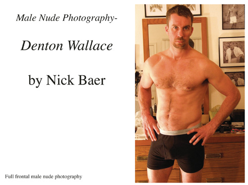Male Nude Photography- Denton Wallace Book and eBook