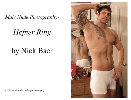 Male Nude Photography- Hefner Ring Book and eBook