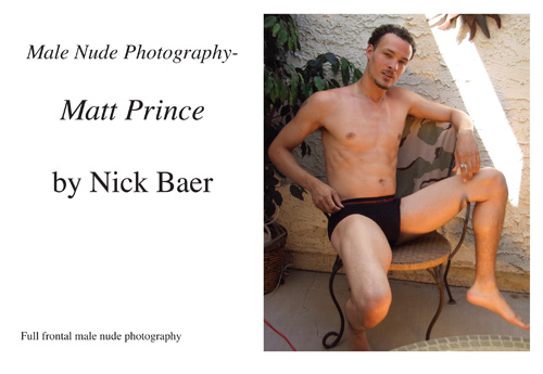 Male Nude Photography- Matt Prince Book and eBook